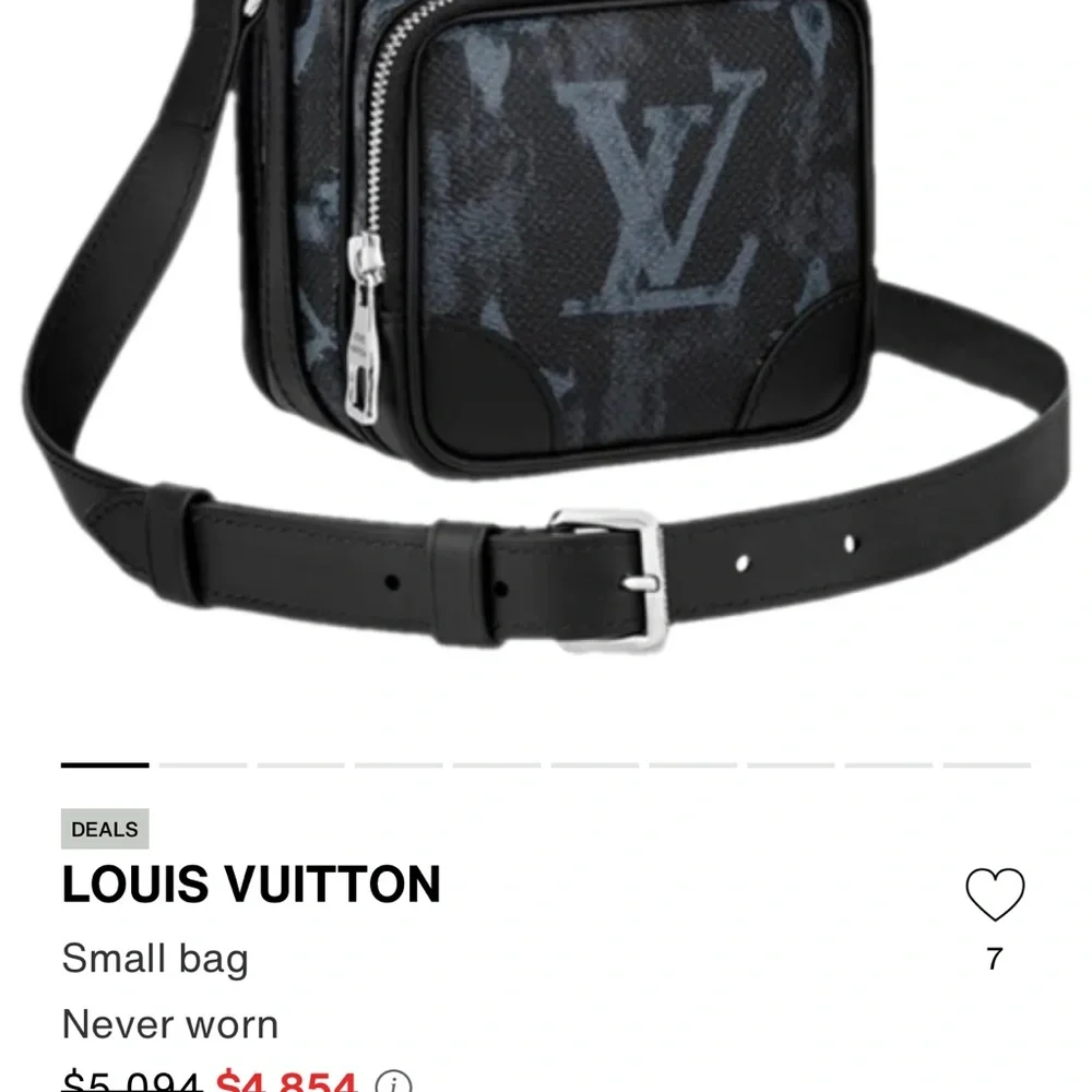 Authentic Louis Vuitton Monogram Pastel Nano Amazone Messenger Black